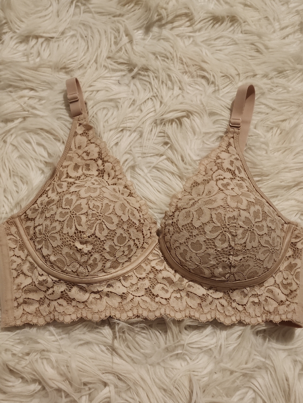 Maidenform Pure Comfort Lace & Mesh Bralette